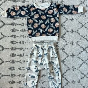 Winter Water Factory Sweatshirt & Pant Set Unisex 2T